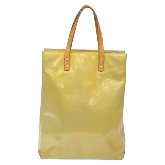 LOUIS VUITTON Monogram Vernis Reade MM Hand Bag Gris M91142 - Picture 3 of 16